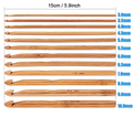 Bamboo Handle Crochet Hooks 3-10mm
