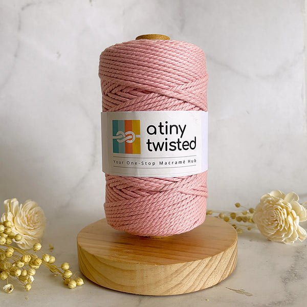 Pastel Peach - 3mm Twisted