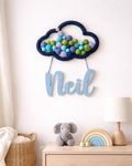 Personalised Kids Nameplate - Cloud