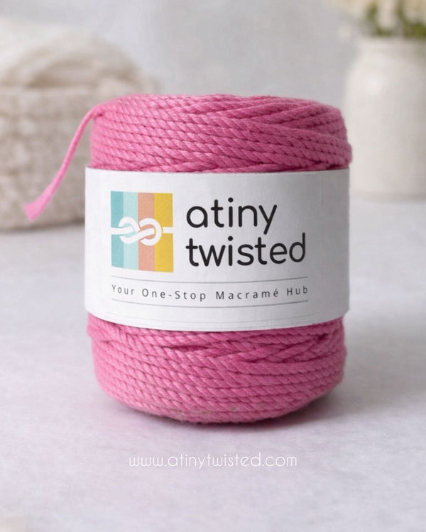 Blush Pink- 3mm Twisted