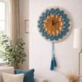 Flower Macrame Clock