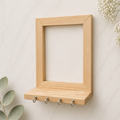 Wooden Key Holder Frames With Shelf