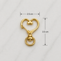 Heart Shape Lobster hooks - set of 4