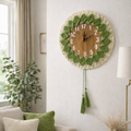 Flower Macrame Clock