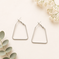 Modern Tapered Hoop- 3 Pairs