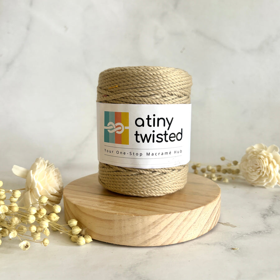 Tan- 2mm Twisted