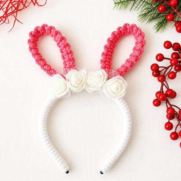 Macrame Bunny Hairband | Headband