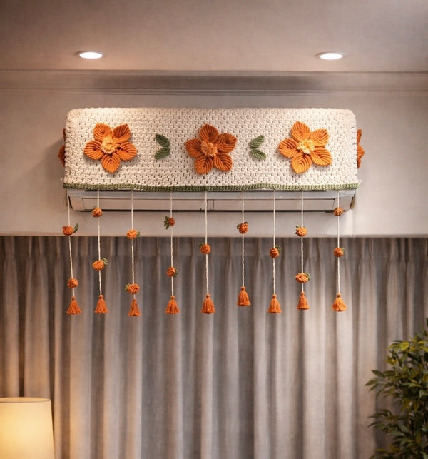 Flowery AC cover