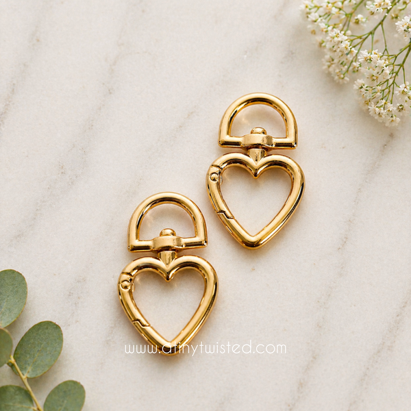 Heart Push Ring/Bag push Ring
