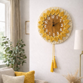 Flower Macrame Clock