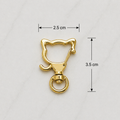Cat Shape Lobster hooks - set of 10