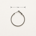 Round Bali Earrings- 3 pairs