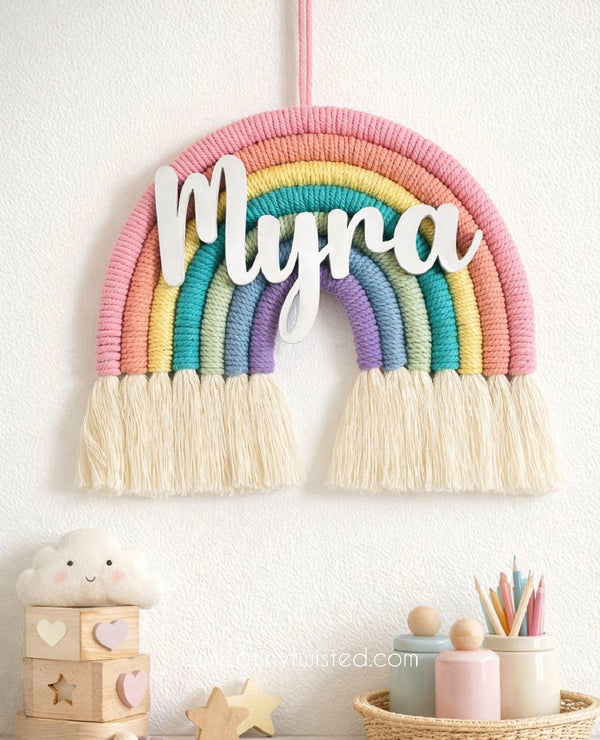Personalised Rainbow With Name