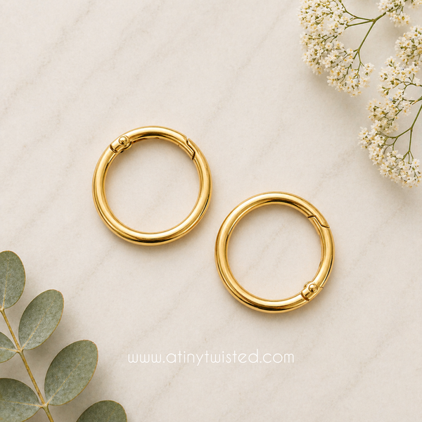 Round Push Ring/Bag push Ring- set of 4
