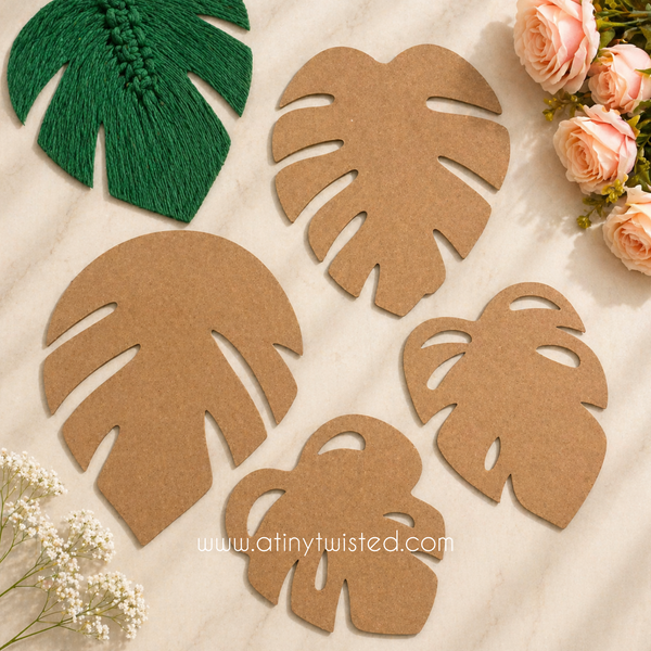 Stencil for Monstera Leaf
