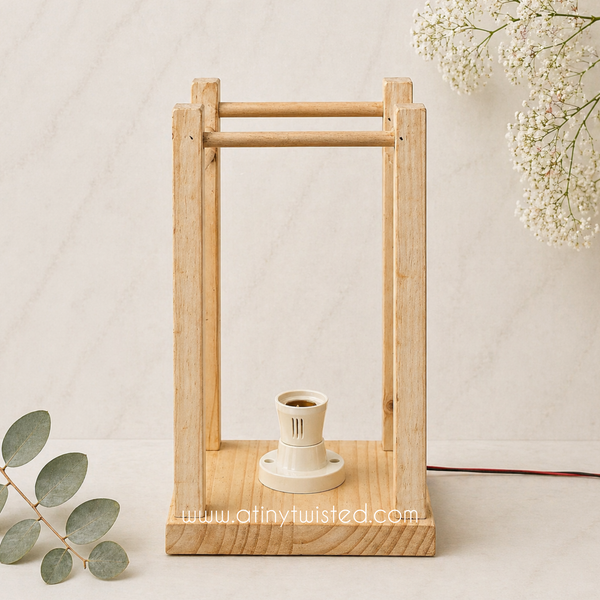 Table Lamp Wooden Frame