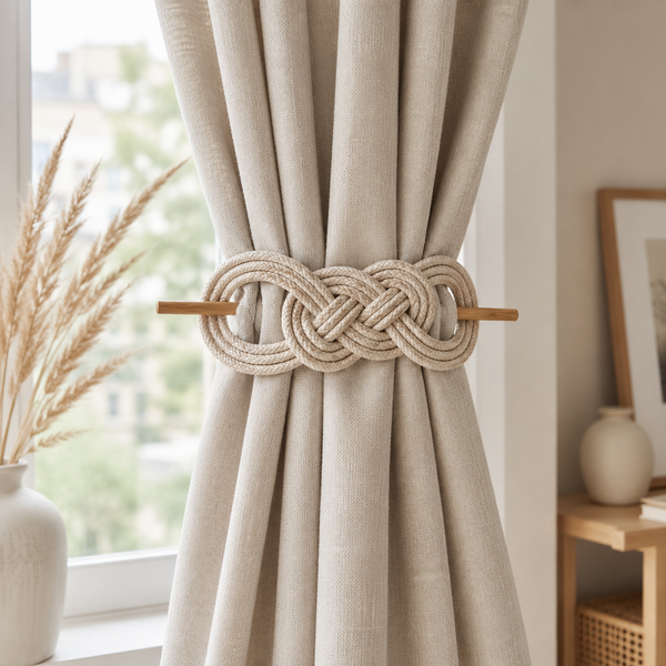 Knotted Curtain Holder