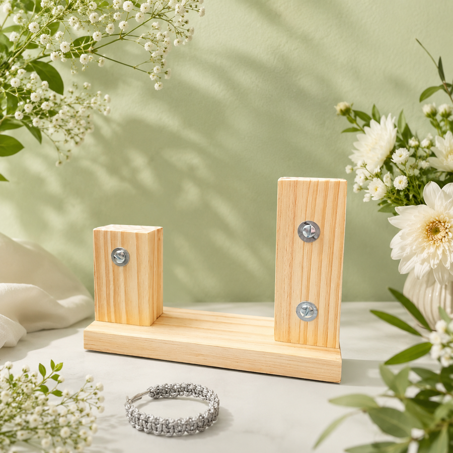 Macramé Earrings DIY Frame
