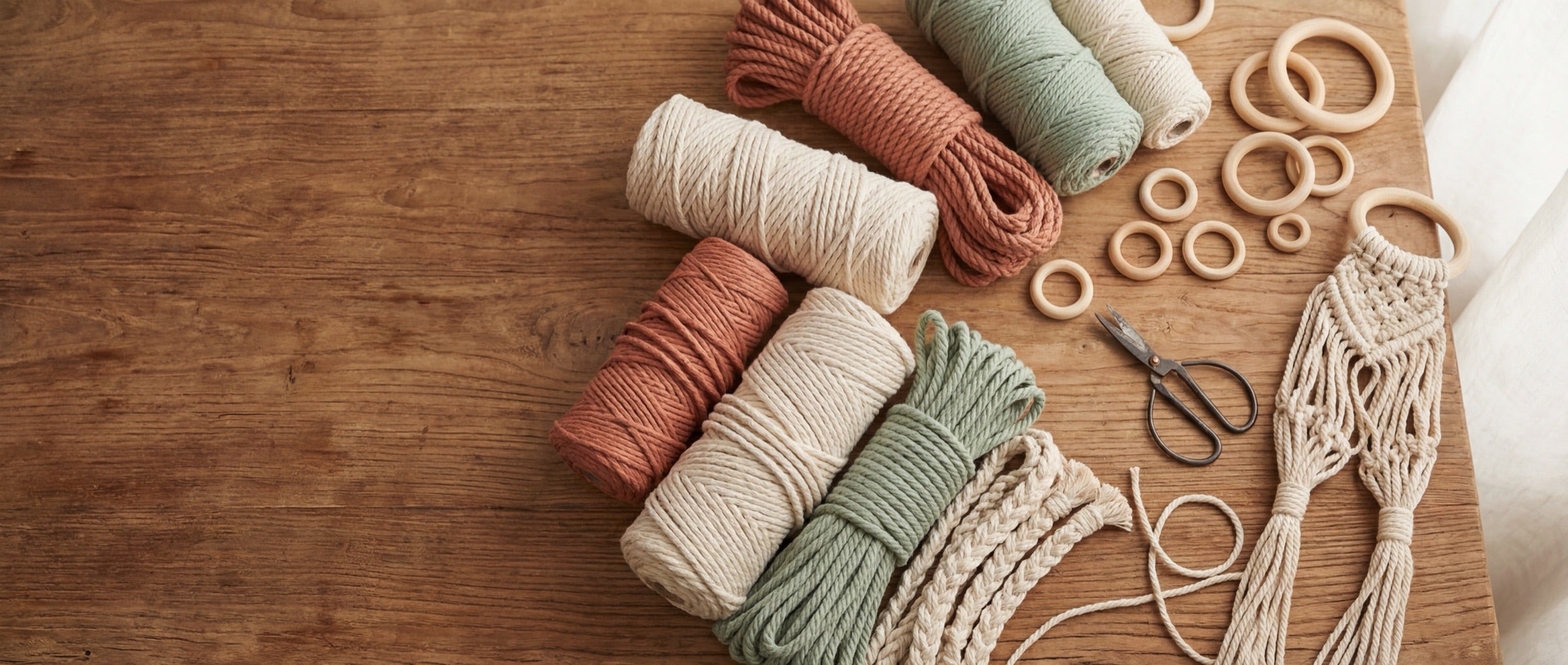 Weave, Knot, Create: Premium Macrame Threads
